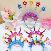 Colorful Birthday Headband Cute Children's Party Dress Up Funny Ornaments main image 1