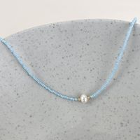 Bohemien Geometrisch Perlen Süßwasserperle Frau Halskette sku image 4