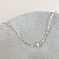 Bohemian Geometric Beaded Freshwater Pearl Women's Necklace sku image 8