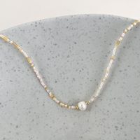 Bohemien Geometrisch Perlen Süßwasserperle Frau Halskette sku image 6