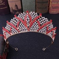 Bridal Crown Alloy Inlay Artificial Crystal Rhinestones Crown main image 3
