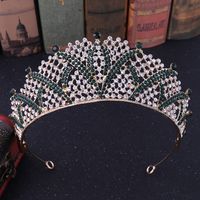 Bridal Crown Alloy Inlay Artificial Crystal Rhinestones Crown main image 2