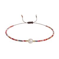 Bohemio Ronda Perlas De Agua Dulce Cuenta De Semillas Con Cuentas Pulsera sku image 2