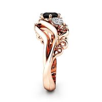 Wholesale Jewelry Elegant Glam Flower Alloy Zircon Inlay Rings main image 3