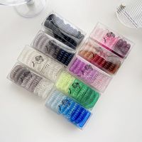 Simple Style Solid Color Resin Hair Tie main image 6