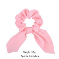 Elegant Basic Simple Style Solid Color Cloth Hair Tie main image 3