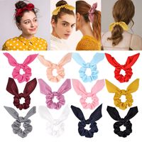 Elegant Basic Simple Style Solid Color Cloth Hair Tie main image 6