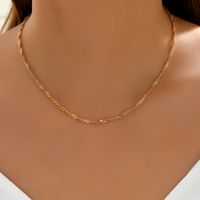 Wholesale Jewelry Elegant Solid Color Iron Chain Necklace main image 6
