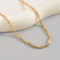 Wholesale Jewelry Elegant Solid Color Iron Chain Necklace main image 3