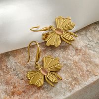 1 Pair Simple Style Commute Bee Plating 304 Stainless Steel 18K Gold Plated Drop Earrings main image 2