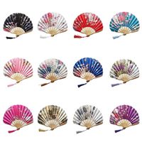 One Piece Flower Bamboo Chinese Style Daily Outdoor Fan main image 4