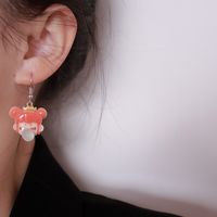 1 Pair Cute Cartoon Plastic Resin Drop Earrings main image 5