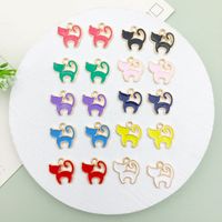 Simple Style Cat Alloy Enamel Jewelry Accessories main image 1