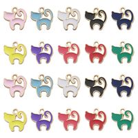 Simple Style Cat Alloy Enamel Jewelry Accessories main image 4