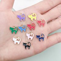 Simple Style Cat Alloy Enamel Jewelry Accessories main image 3