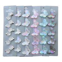 Lady Sweet Butterfly Plastic Resin Hair Clip main image 5