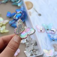 Lady Sweet Butterfly Plastic Resin Hair Clip main image 3