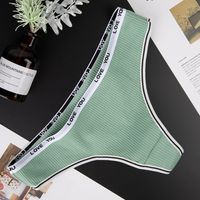 Letter Low Waist Thong Panties main image 7