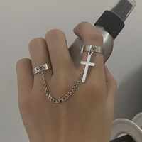 Simple Style Geometric Imitation Pearl Alloy Plating Metal Mitten-type Bracelet sku image 4