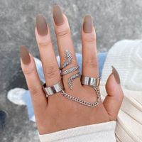 Einfacher Stil Geometrisch Imitationsperle Legierung Überzug Metall Finger Armband sku image 20