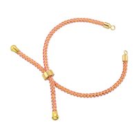 Casual Elegant Color Block Copper Plating Woven Belt 18k Gold Plated Jewelry Accessories main image 2