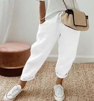 Women's Daily Casual Solid Color Ankle-length Pocket Casual Pants main image 4