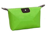 Women's Medium All Seasons Nylon Solid Color Basic Dumpling Shape Zipper Cloud Shape Bag Cosmetic Bag sku image 3