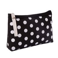 Women's Small All Seasons Canvas Polyester Polka Dots Basic Dumpling Shape Zipper Cosmetic Bag Phone Wallet sku image 1