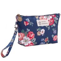 Women's All Seasons Water-repellent Cloth Flower Elegant Classic Style Square Zipper Cosmetic Bag Wash Bag sku image 1