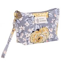 Women's All Seasons Water-repellent Cloth Flower Elegant Classic Style Square Zipper Cosmetic Bag Wash Bag sku image 6
