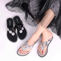 Women's Sexy Solid Color T-strap Casual Sandals main image 4