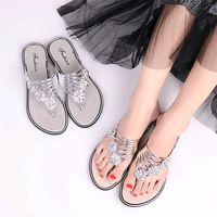 Women's Sexy Solid Color T-strap Casual Sandals main image 2