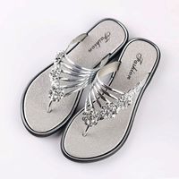 Women's Sexy Solid Color T-strap Casual Sandals sku image 9