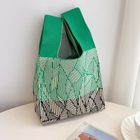 Frau Mittel Alle Jahreszeiten Polyester Stricken Vintage-stil Handtasche sku image 3