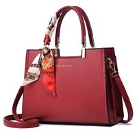 Women's Large Summer Pu Leather Basic Tote Bag main image 2