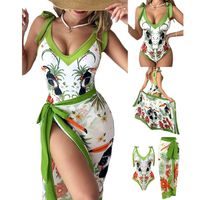 Women's Beach Ditsy Floral Printing 2 Pieces One Piece main image 1
