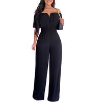Women's Daily Vacation Solid Color Full Length Backless Jumpsuits main image 4