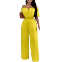 Women's Daily Vacation Solid Color Full Length Backless Jumpsuits main image 3