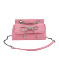 Women's Small Pu Leather Solid Color Streetwear Square Magnetic Buckle Shoulder Bag Crossbody Bag sku image 2