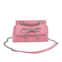 Women's Small Pu Leather Solid Color Streetwear Square Magnetic Buckle Shoulder Bag Crossbody Bag main image 2