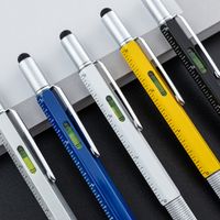Multifunctional Brush Six-in-one Level A Scale Touchscreen Stylus Cross Word Double-headed Screwdriver Ballpoint Pen main image 4