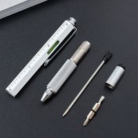 Multifunctional Brush Six-in-one Level A Scale Touchscreen Stylus Cross Word Double-headed Screwdriver Ballpoint Pen main image 2
