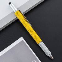 Multifunctional Brush Six-in-one Level A Scale Touchscreen Stylus Cross Word Double-headed Screwdriver Ballpoint Pen sku image 5