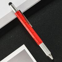 Multifunctional Brush Six-in-one Level A Scale Touchscreen Stylus Cross Word Double-headed Screwdriver Ballpoint Pen sku image 6