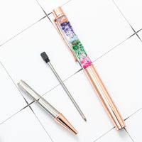Dried Flower Student Stationery Metal Ballpoint Pen 1 Pieces main image 5