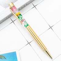 Dried Flower Student Stationery Metal Ballpoint Pen 1 Pieces sku image 1