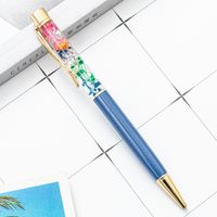 Dried Flower Student Stationery Metal Ballpoint Pen 1 Pieces sku image 8