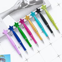 Cartoon Xingx Plastic Pen Student Writing Stationery Rotating Twist Pen Printable Logo Gift Advertising Ballpoint Pen main image 1