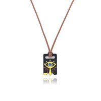 Retro Cool Style Devil's Eye Alloy Unisex Bag Pendant Keychain Necklace main image 6