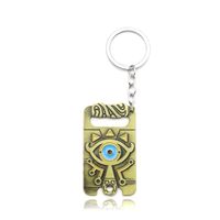 Retro Cool Style Devil's Eye Alloy Unisex Bag Pendant Keychain Necklace sku image 5